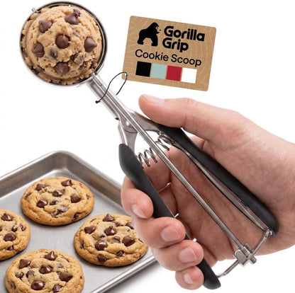 304 Stainless Steel Cookie Scoop, 1 TBSP Scooper, Black