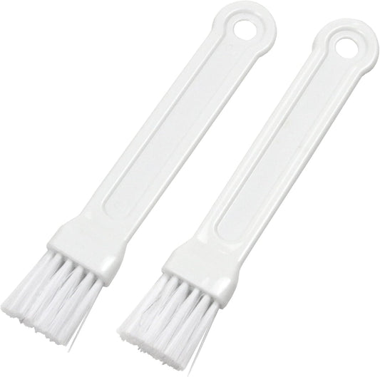 Select Plastic Mini Pastry Brush, 7 inches in length 1 inch width 2 piece set, White