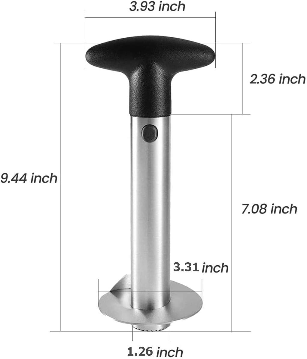 Pineapple Corer and Slicer Tool, Core Remover