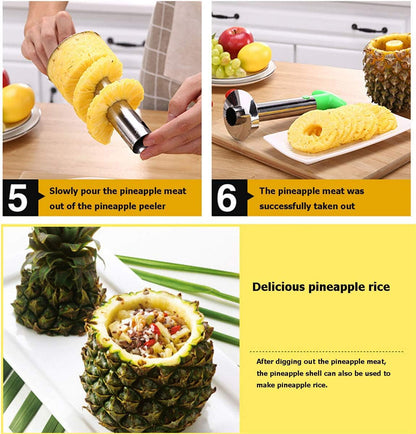 Pineapple Corer and Slicer Tool, Core Remover