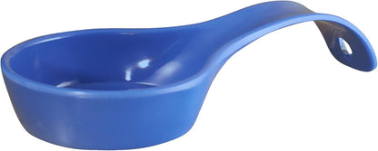 Kitchen Counter Utensil Spoon Rest, Ladles, Spaghetti Forks, & Spatulas, Durable BPA-Free Plastic – Dishwasher Safe, Décor, Space Saving Hanging Hole on Handle, Plum
