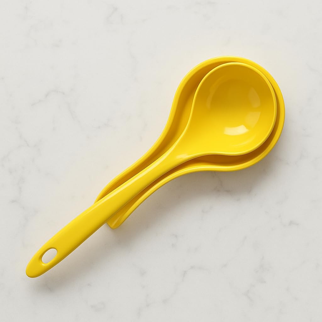 Kitchen Counter Utensil Spoon Rest, Ladles, Spaghetti Forks, & Spatulas, Durable BPA-Free Plastic – Dishwasher Safe, Décor, Space Saving Hanging Hole on Handle, Plum