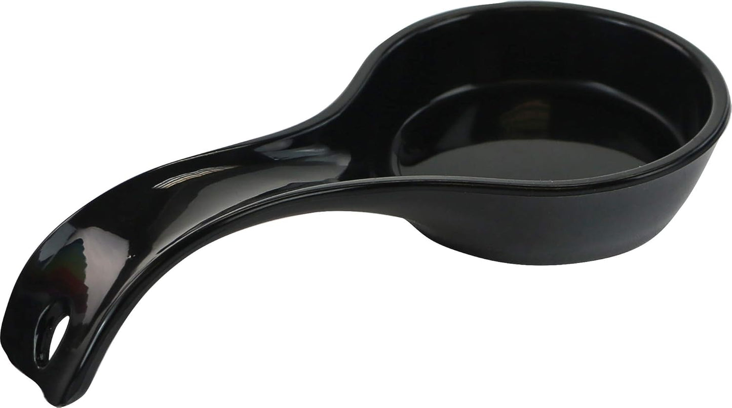Kitchen Counter Utensil Spoon Rest, Ladles, Spaghetti Forks, & Spatulas, Durable BPA-Free Plastic – Dishwasher Safe, Décor, Space Saving Hanging Hole on Handle, Plum