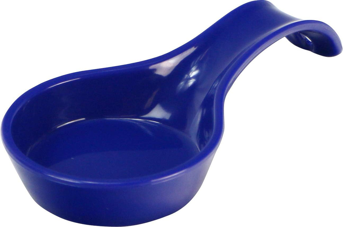 Kitchen Counter Utensil Spoon Rest, Ladles, Spaghetti Forks, & Spatulas, Durable BPA-Free Plastic – Dishwasher Safe, Décor, Space Saving Hanging Hole on Handle, Plum