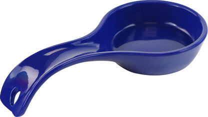 Kitchen Counter Utensil Spoon Rest, Ladles, Spaghetti Forks, & Spatulas, Durable BPA-Free Plastic – Dishwasher Safe, Décor, Space Saving Hanging Hole on Handle, Plum
