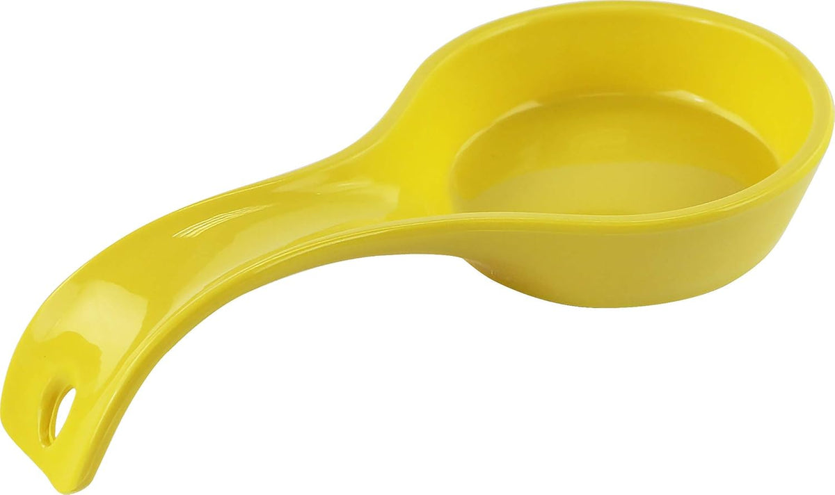 Kitchen Counter Utensil Spoon Rest, Ladles, Spaghetti Forks, & Spatulas, Durable BPA-Free Plastic – Dishwasher Safe, Décor, Space Saving Hanging Hole on Handle, Plum