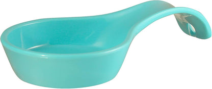 Kitchen Counter Utensil Spoon Rest, Ladles, Spaghetti Forks, & Spatulas, Durable BPA-Free Plastic – Dishwasher Safe, Décor, Space Saving Hanging Hole on Handle, Plum