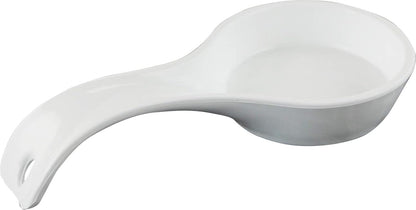 Kitchen Counter Utensil Spoon Rest, Ladles, Spaghetti Forks, & Spatulas, Durable BPA-Free Plastic – Dishwasher Safe, Décor, Space Saving Hanging Hole on Handle, Plum