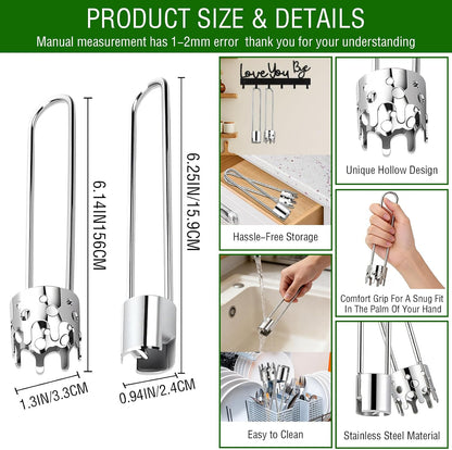 2PCS Apple Corer Tool,Stainless Steel Bell Pepper Corer Seed Remover Tool