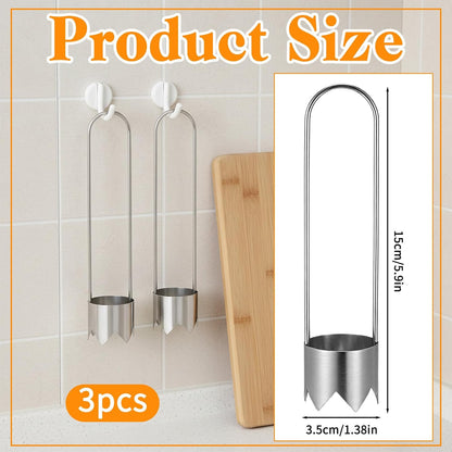 3 PCS Corer Tool, Stainless Steel Pepper Seed Corer Remover Multifunctional Fruit And Vegetable Core Remover Kitchen Gadget for Pepper Pineapple Pear Vegetable Cores