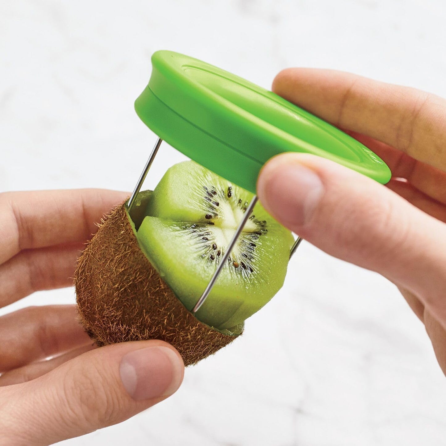Kiwi Peeler and Slicer - 2-in-1 Fruit Prep Tool for Quick Meal Prep & Healthy Eating, Easy Grip Handle, Durable Stainless Steel, BPA-Free, Dishwasher Safe