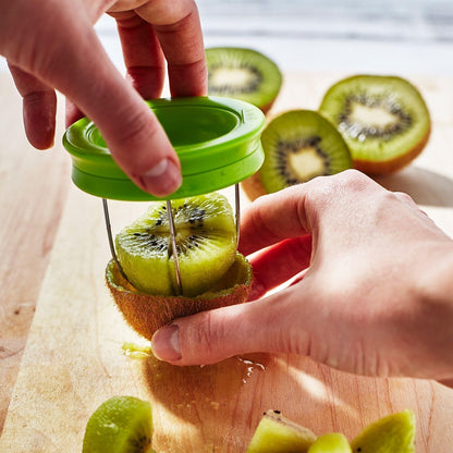 Kiwi Peeler and Slicer - 2-in-1 Fruit Prep Tool for Quick Meal Prep & Healthy Eating, Easy Grip Handle, Durable Stainless Steel, BPA-Free, Dishwasher Safe