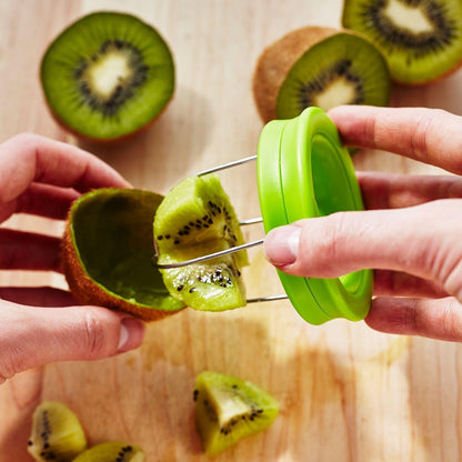 Kiwi Peeler and Slicer - 2-in-1 Fruit Prep Tool for Quick Meal Prep & Healthy Eating, Easy Grip Handle, Durable Stainless Steel, BPA-Free, Dishwasher Safe