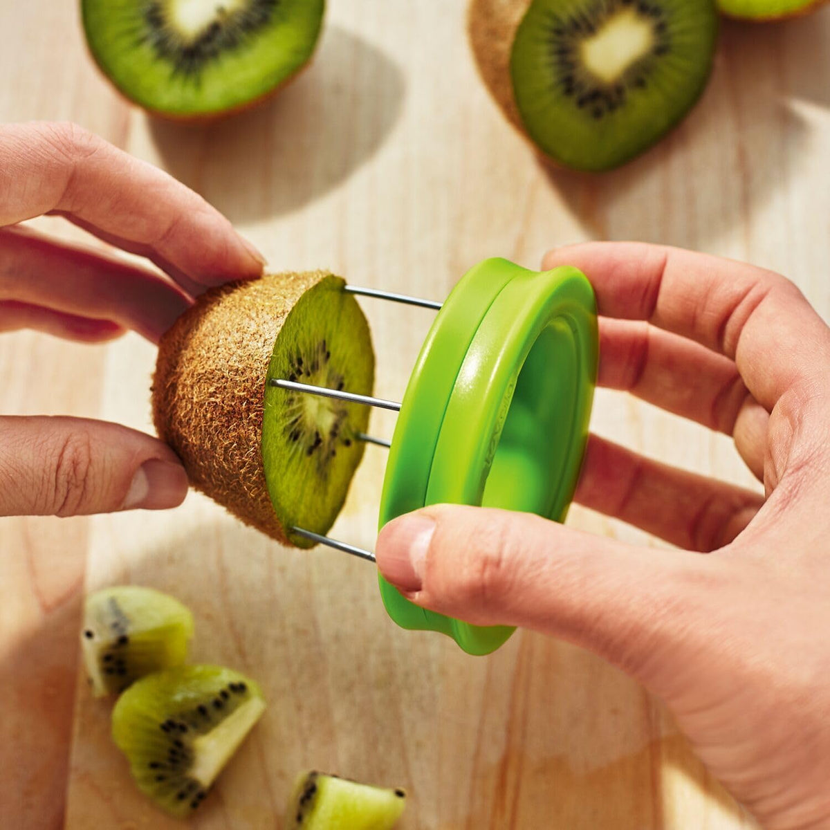 Kiwi Peeler and Slicer - 2-in-1 Fruit Prep Tool for Quick Meal Prep & Healthy Eating, Easy Grip Handle, Durable Stainless Steel, BPA-Free, Dishwasher Safe