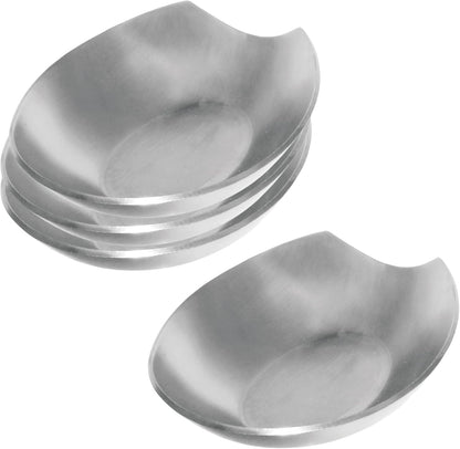 Spooner Stainless Steel Spoon Rest - Set of 4 - Holds Kitchen Utensils for Mess Free Cooking, Great Spoon Rest for Counter, Stove Top, or Coffee Station; Kitchen Accessories, Utensil Rest