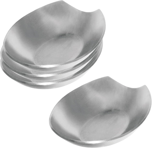 Spooner Stainless Steel Spoon Rest - Set of 4 - Holds Kitchen Utensils for Mess Free Cooking, Great Spoon Rest for Counter, Stove Top, or Coffee Station; Kitchen Accessories, Utensil Rest