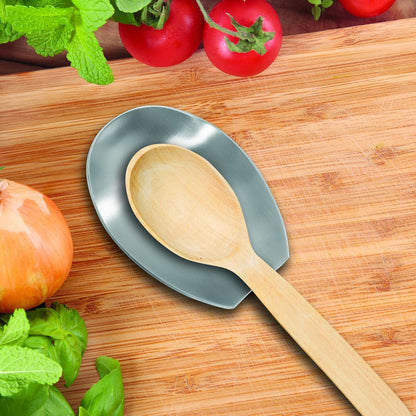 Spooner Stainless Steel Spoon Rest - Set of 4 - Holds Kitchen Utensils for Mess Free Cooking, Great Spoon Rest for Counter, Stove Top, or Coffee Station; Kitchen Accessories, Utensil Rest