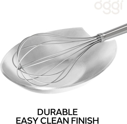 Spooner Stainless Steel Spoon Rest - Set of 4 - Holds Kitchen Utensils for Mess Free Cooking, Great Spoon Rest for Counter, Stove Top, or Coffee Station; Kitchen Accessories, Utensil Rest