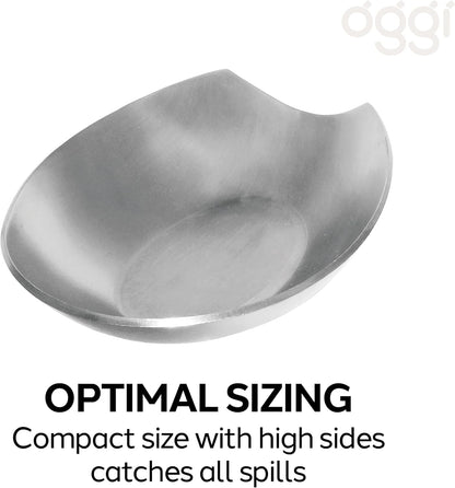 Spooner Stainless Steel Spoon Rest - Set of 4 - Holds Kitchen Utensils for Mess Free Cooking, Great Spoon Rest for Counter, Stove Top, or Coffee Station; Kitchen Accessories, Utensil Rest