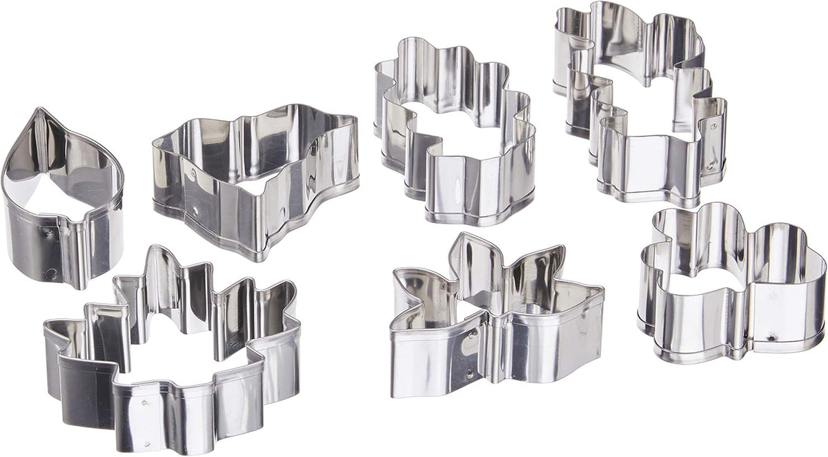 Plain Edge Round Cutters in Graduated Sizes, Stainless Steel, 11 Pc Set