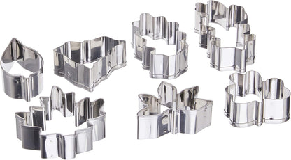 Plain Edge Round Cutters in Graduated Sizes, Stainless Steel, 11 Pc Set