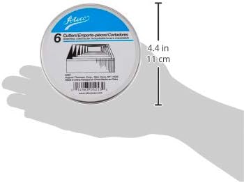 Plain Edge Round Cutters in Graduated Sizes, Stainless Steel, 11 Pc Set