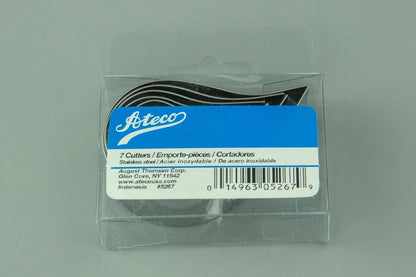 Plain Edge Round Cutters in Graduated Sizes, Stainless Steel, 11 Pc Set