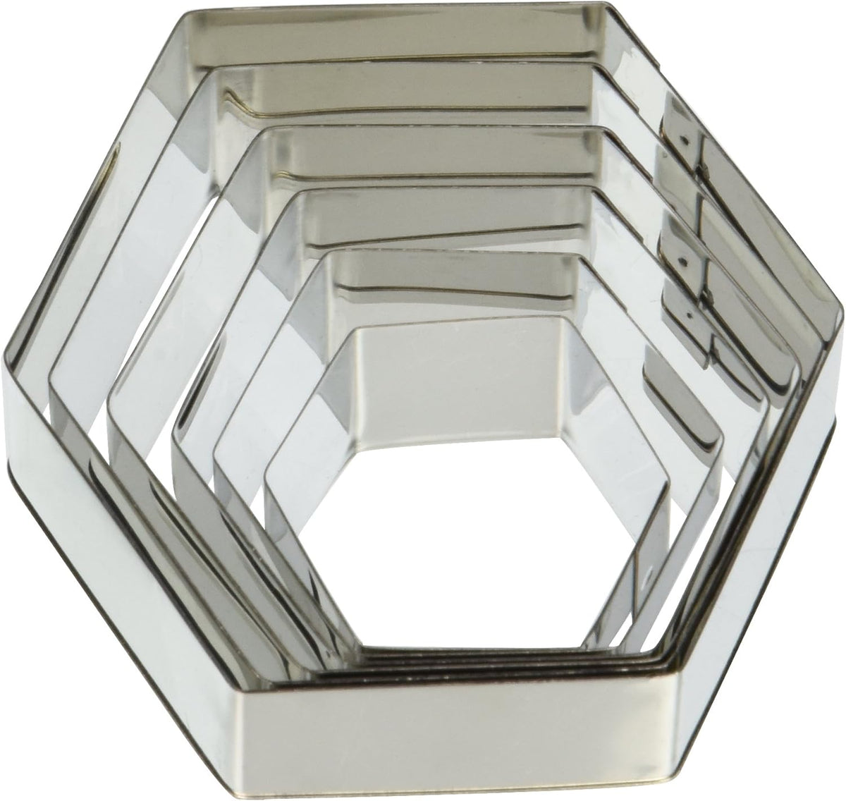 Plain Edge Round Cutters in Graduated Sizes, Stainless Steel, 11 Pc Set