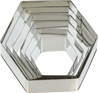 Plain Edge Round Cutters in Graduated Sizes, Stainless Steel, 11 Pc Set
