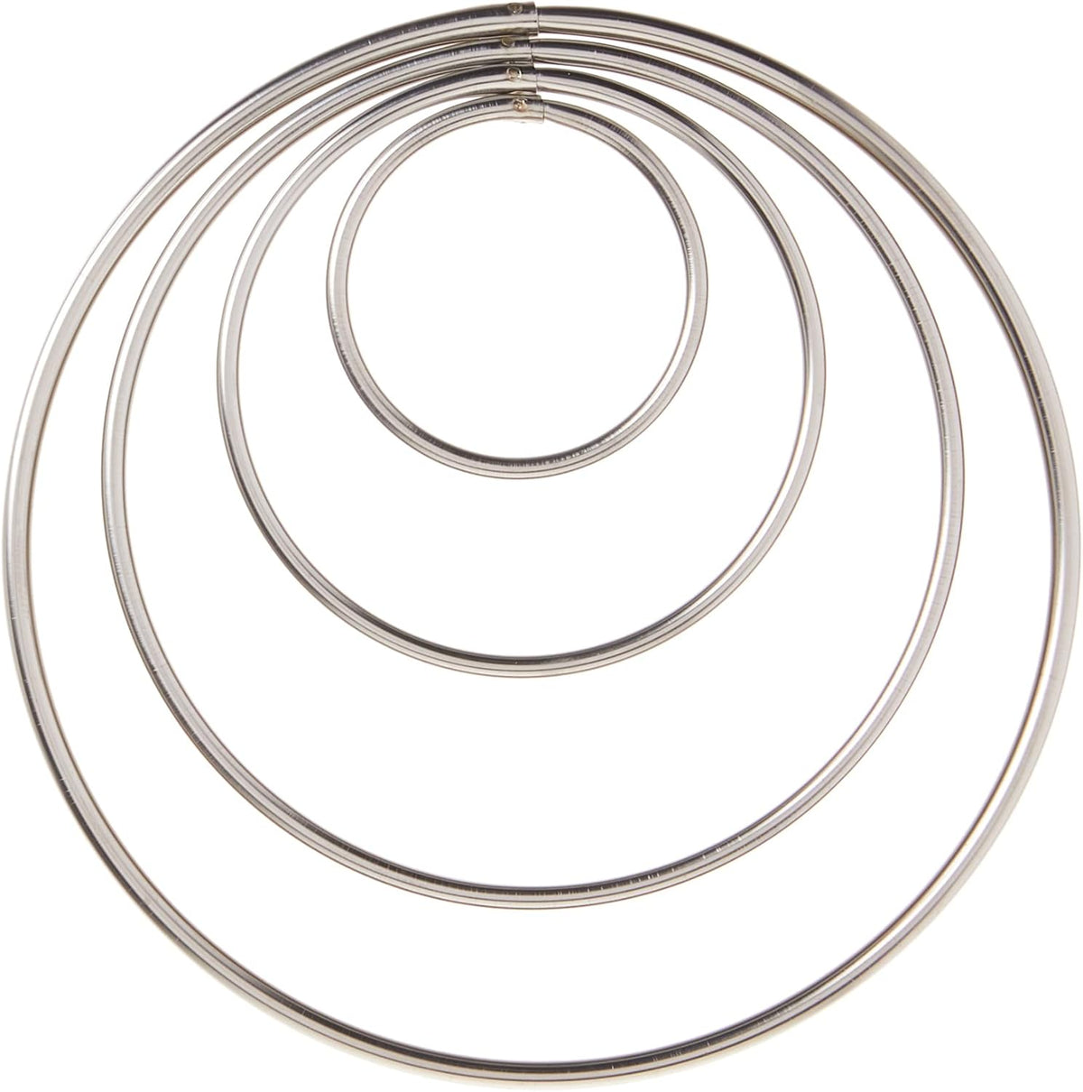 Plain Edge Round Cutters in Graduated Sizes, Stainless Steel, 11 Pc Set