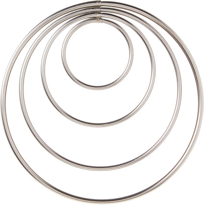 Plain Edge Round Cutters in Graduated Sizes, Stainless Steel, 11 Pc Set