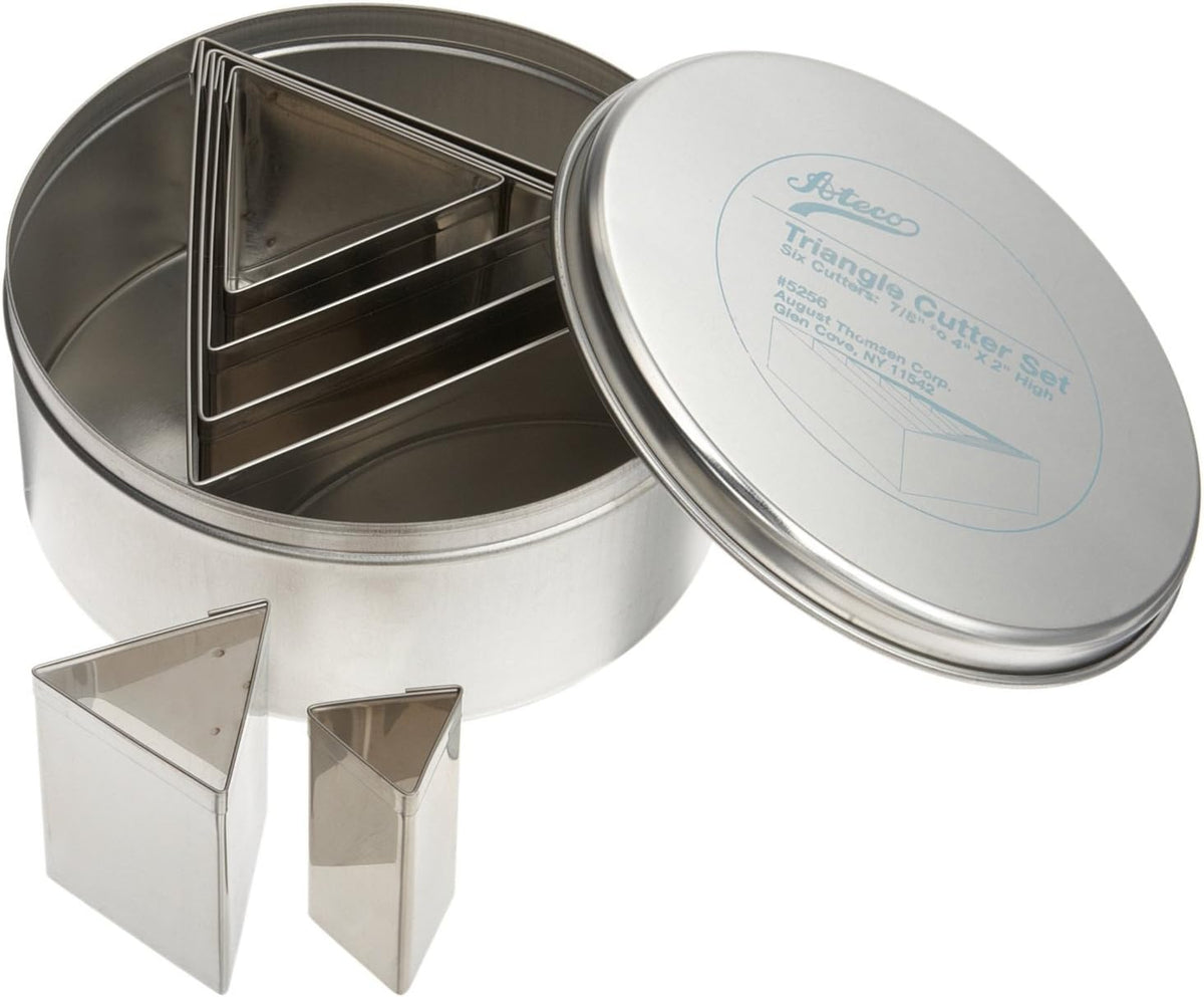 Plain Edge Round Cutters in Graduated Sizes, Stainless Steel, 11 Pc Set