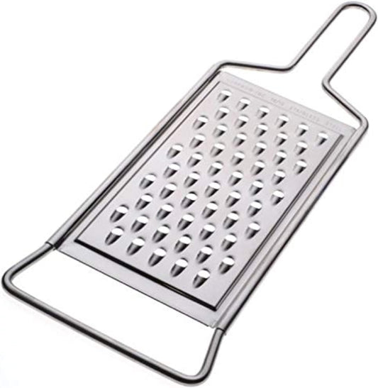 Stainless Steel Coarse Grater, 14 x 5 Inches, Silver