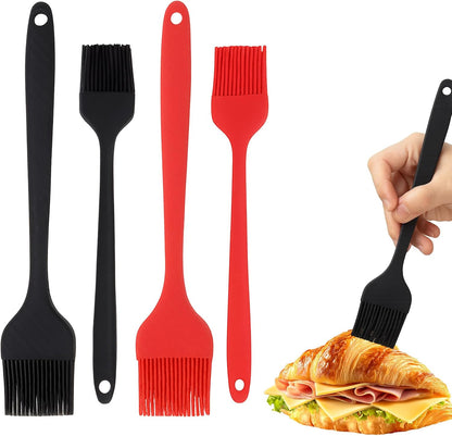Silicone Basting Pastry Brush,Heat Resistant Cooking Brush for Oil Butter Sauce,Premium Cooking Brush for Sauce Marinade Meat Glazing