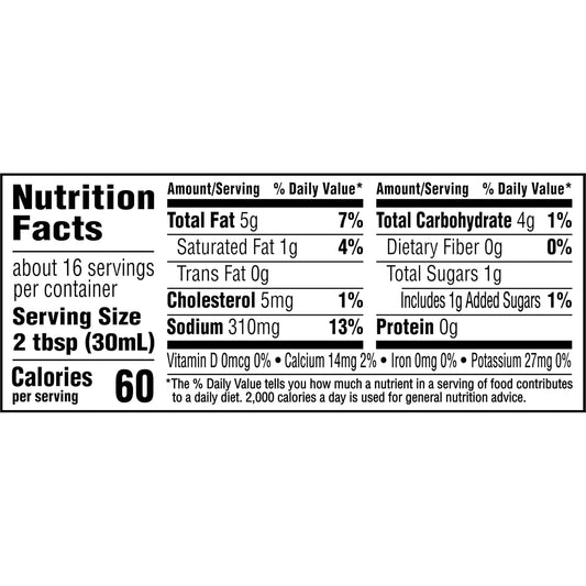 Light Ranch Dressing, 16 FZ