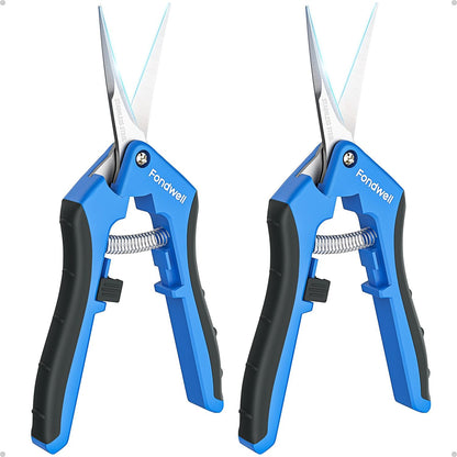 6.5" Small Pruning Shears for Gardening, Plant Trimming Scissors