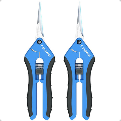 6.5" Small Pruning Shears for Gardening, Plant Trimming Scissors