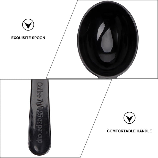 5-Pack Coffee Bean Measuring Spoons Measuring Spoon 1/4 Oz Plastic Coffee Scoop for Tea Milk Powder Sugar Baking Kitchen Cooking Tool