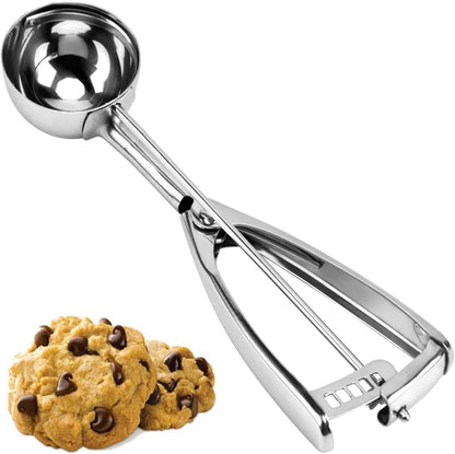 Cookie Scoop, Ice Cream Scoop,18/8 Stainless Steel, Cookie Scoops for Baking, 2Tbsp/ 30ml/ 1oz Cookie Dough Scoop, Ice Cream Scooper with Trigger Release, Cookie Scooper for Baking(#40)
