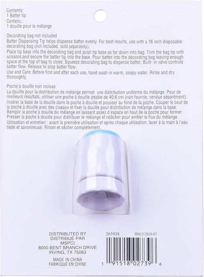 Perfect Fill Batter Dispenser Tip, 12 Pack