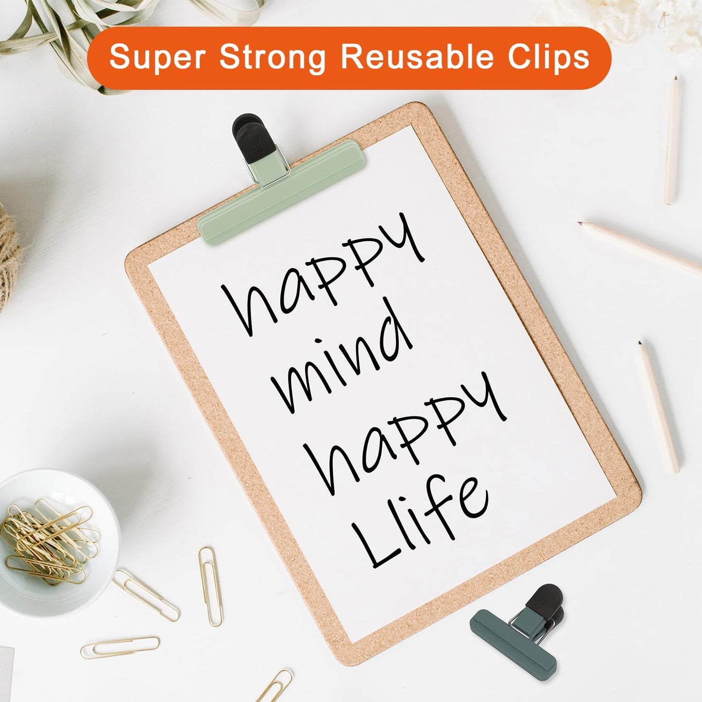 Chip Clips, 8 Pack Food Clips, Upgrade Wide Open Bag Clips for Food Storage with Air Tight Seal Grip (4 x L, 4 x S)