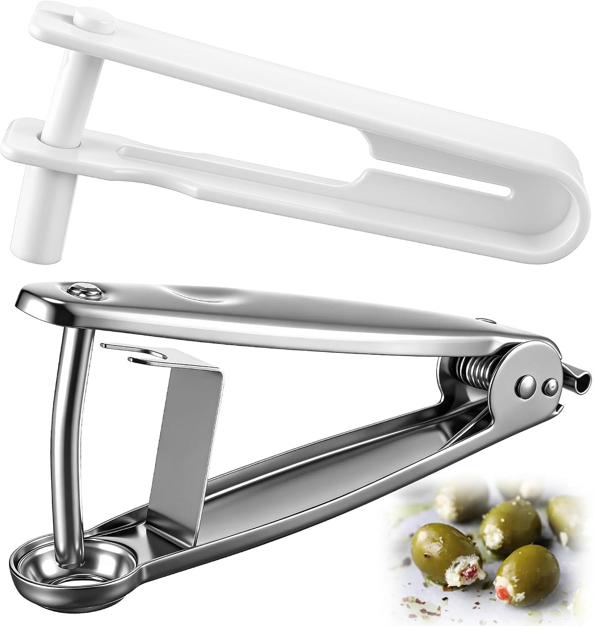 1 Set Olive Stuffer with Pitter, Blue Cheese Olive Stuffer Tool Kit