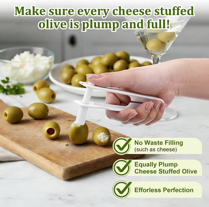 1 Set Olive Stuffer with Pitter, Blue Cheese Olive Stuffer Tool Kit