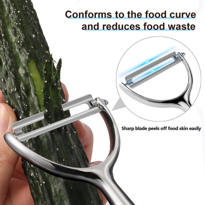 Y Peeler, Sharp Blade for Potatoes & Cucumbers, Ergonomic Handle for Home Kitchen Use