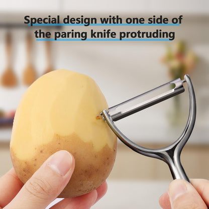 Y Peeler, Sharp Blade for Potatoes & Cucumbers, Ergonomic Handle for Home Kitchen Use