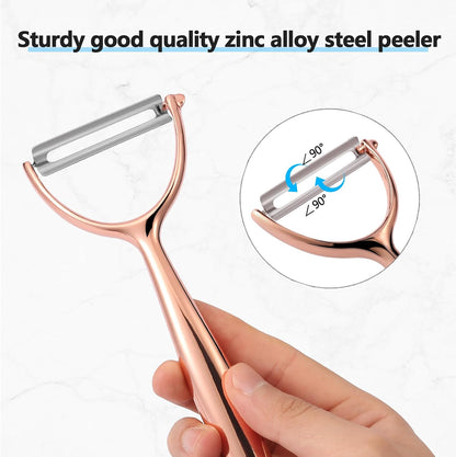 Y Peeler, Sharp Blade for Potatoes & Cucumbers, Ergonomic Handle for Home Kitchen Use