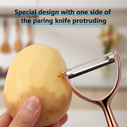 Y Peeler, Sharp Blade for Potatoes & Cucumbers, Ergonomic Handle for Home Kitchen Use