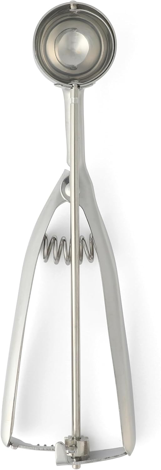 Sprucedale 1.5-Inch Stainless Steel Ice Cream Scooper – Durable Kitchen Scoop with Comfortable Handle for Perfect Portions