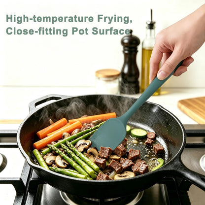 Silicone Spatula Set of 5, Food Grade Rubber Spatulas for Baking, Scraping, High Temperature Resistant, Safe BPA-Free, Nonstick Kitchen Tools for Cooking and Mixing