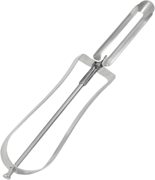 Professional Stainless Steel Peeler - Swivel Blade, Ergonomic Handle, Potato Eye Remover - Commercial Grade Vegetable Peeler for Potatoes, Carrots, Apples - Dishwasher Safe